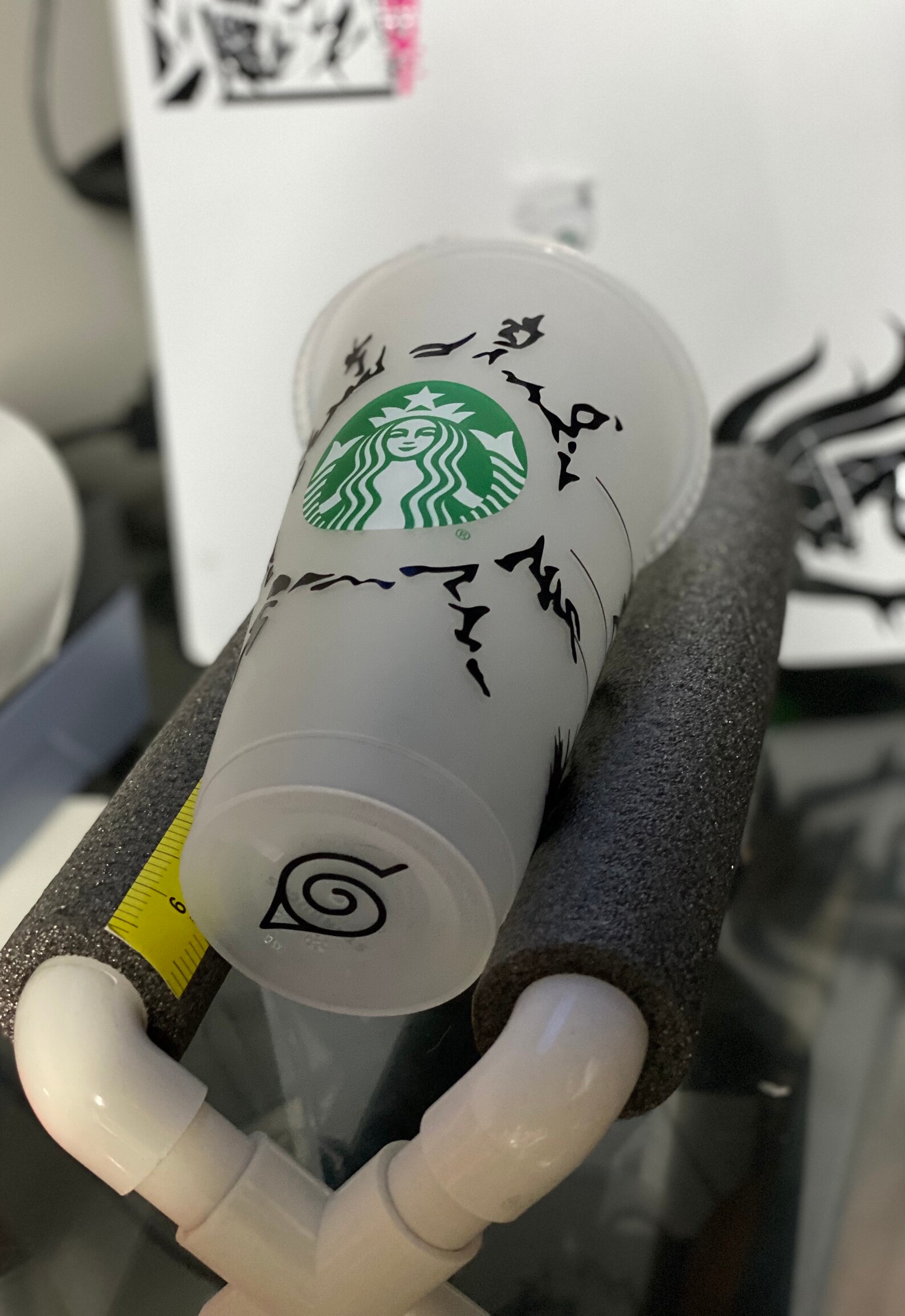 Naruto Tem tica Cold Cup Starbucks Etsy