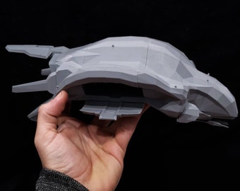 Phantom - Model 9" lub 12" - Niestandardowy zestaw modeli do budowy statków kosmicznych w stylu science fiction