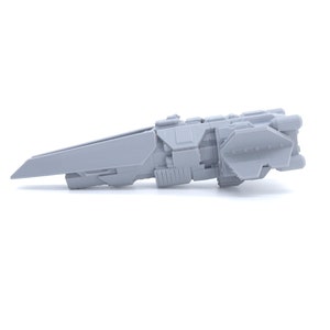 Halberd - 1&quot;, 3&quot;, 6&quot; or 12&quot; Model - Custom Spaceship Sci-fi Model Kit