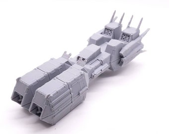 SDF-3 Pioneer 1&quot;, 3&quot;, 6&quot; or 12&quot; Model - Custom Kit Robotech Space Ship Fleet Battles Anime