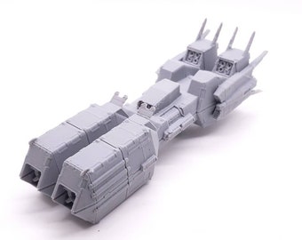 SDF-3 Pioneer 1", 3", 6" or 12" Model - Custom Kit Robotech Space Ship Fleet Battles Anime