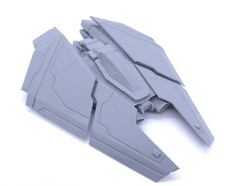 Cóndor - Modelo de 1", 3", 6" o 12" - Kit de modelo de nave espacial de ciencia ficción personalizado