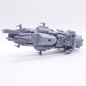 The Rocinante - 1", 3", 6" or 12" Model - Custom Kit Space Ship Corvette Ship Fleet Battles Starship