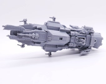 The Rocinante - 1", 3", 6" or 12" Model - Custom Kit Expanse Space Ship Corvette Ship Fleet Battles