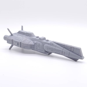 Banshee class Destroyer - 1&quot;, 3&quot;, 6&quot; or 12&quot; Model - Custom Kit Robotech Space Ship Southern Cross Fleet Battles Anime