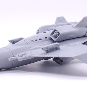 Cimitarra CF-105 - Modelo de 1, 3, 6 o 10 - Custom Wing Commander WC Space Ship - México