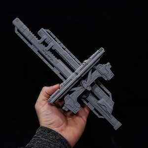 Viery-class MAC Orbital Weapon Platform - 31cm/12in Model Kit - Custom & Fan-made Fleet Battles Defense Ship Vessel Hull Miniature Mini