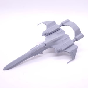 Thunderbird Shadow - 1&quot;, 3&quot;, 6&quot;, 12&quot; or 18&quot; Model - Spaceship Sci-fi Model Custom Kit