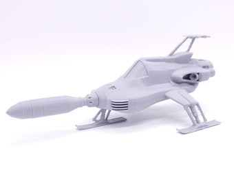 SHADO Interceptor - 1&quot;, 3&quot;, 6&quot; or 12&quot; Model - Custom Kit UFO Moonbase Space Ship Fleet Battles Anime