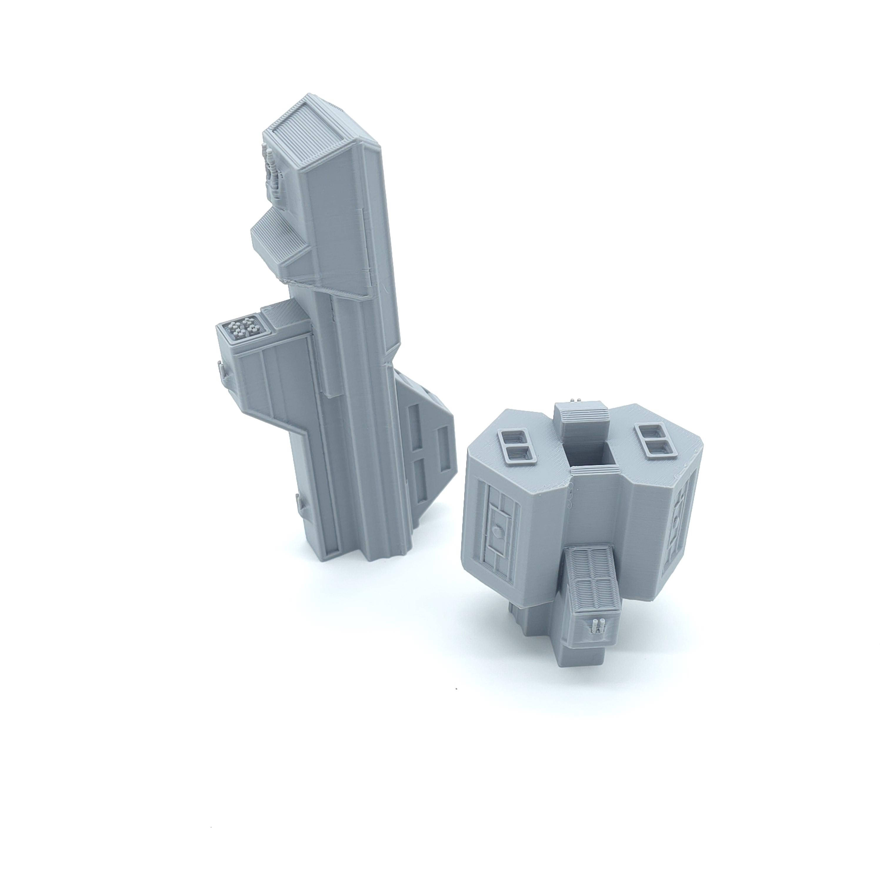Nave Espacial Centurión De Wing Commander - Modelo 3D Personalizable En 1, 3, 6 O 12 Unidades (gris, PLA/resina)