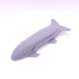Dolphin - 1&quot;, 3&quot;, 6&quot; or 12&quot; Model - Custom Kit Space Ship Corvette Ship Fleet Battles