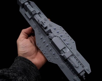 Epoch-class Heavy Carrier - 31cm/12in Model Kit - Custom & Fan-made Fleet Battles Ship Vessel Hull Miniature Mini