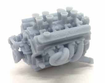 Ford Shelby Cobra 427 V8 Engine 1/32, 1/24, 1/18, 1/12, 1/8 Scale Model Motor 3D Printed Resin Diecast