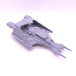 Draconia - 1&quot;, 3&quot;, 6&quot; of 12&quot; model - ruimteschip Sci-Fi model aangepaste kit