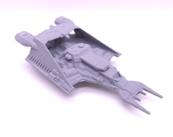 Draconia - 1", 3", 6" or 12"  Model - Spaceship Sci-fi Model Custom Kit