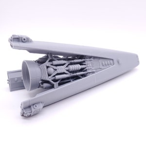 Razorback - 1&quot;, 3&quot;, 6&quot; or 12&quot; Model - Custom Kit Firehawk Space Ship Race Ship Fleet Battles