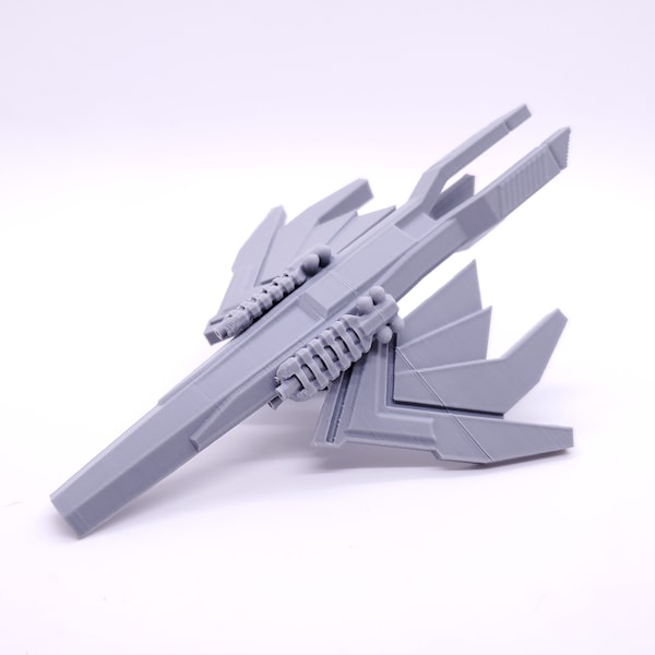 Turian Assault Class - 3", 6", 9" or 12" Model - Spaceship Sci-fi Model Custom Kit