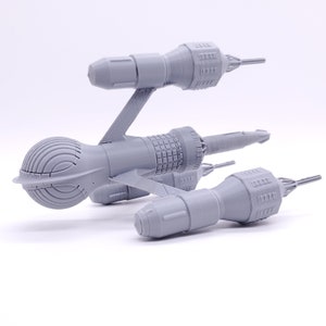 Liberator - 1&quot;, 3&quot;, 6&quot; or 12&quot; Model - Custom Blake&#39;s 7 Space Ship Shuttle Craft