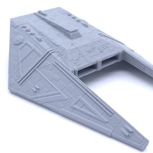 Liberator Cruiser - 1&quot;, 3&quot;, 6&quot; or 12&quot; Model - Custom Spaceship Sci-fi Model Kit Space Ship