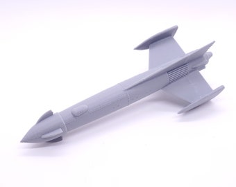 Fireball XL5 - 1", 3", 12" or 18" Model - Custom Spaceship Sci-fi Model Kit