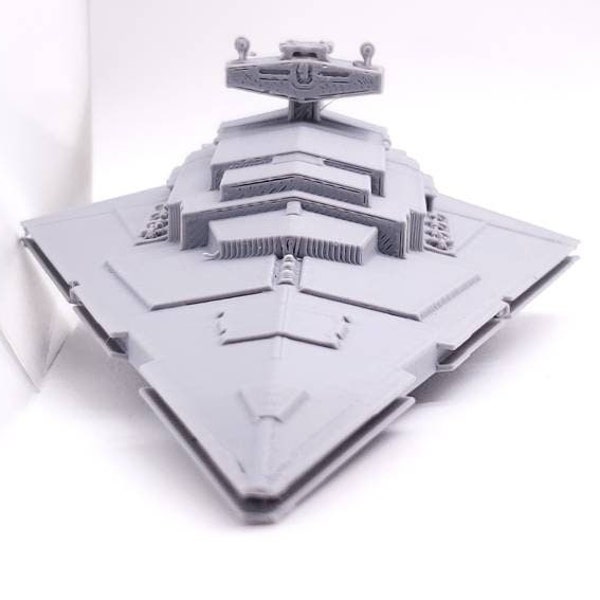 Imperial I-class - 1", 3", 6" or 12" Model Kit Custom - Navy Star Destroyer Galactic Republic Clone Transport Ship Wars