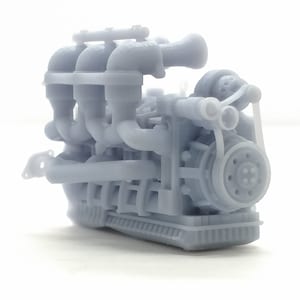 Mazda 13B 3 Rotor Wankel Engine 1/32, 1/24, 1/18, 1/12, 1/8 Scale Model Motor 3D Printed Resin For Diecast Kit Cars