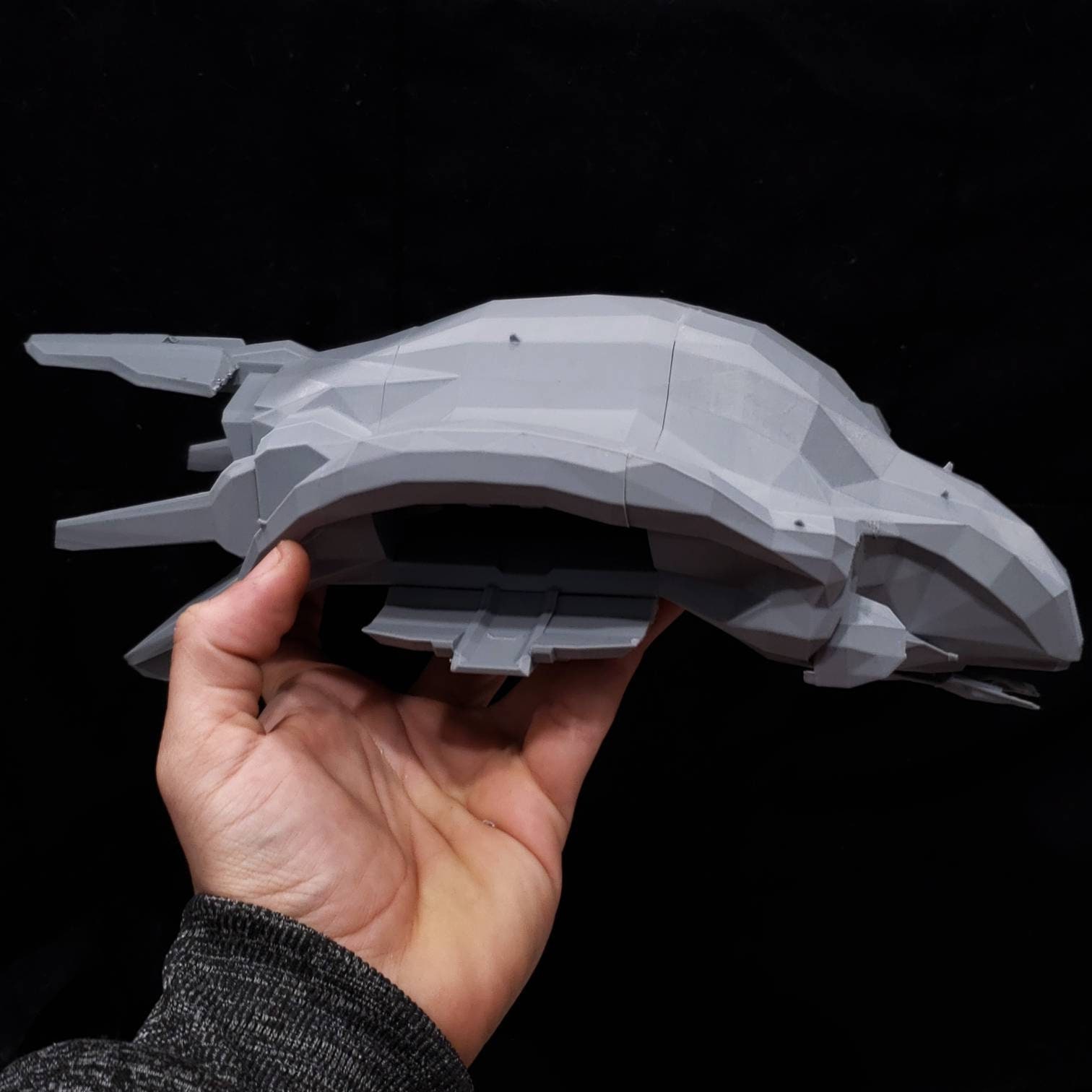 Phantom - 9" or 12" Model - Custom Spaceship Sci-fi Model Kit Space ...