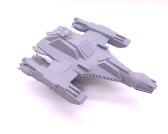 Galaxy Class Freighter - 1", 3", 6" or 12"  Model - Spaceship Sci-fi Model Custom Kit