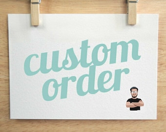 Custom Order - 3Dwitha4Kface - Looking for something else? Message me!