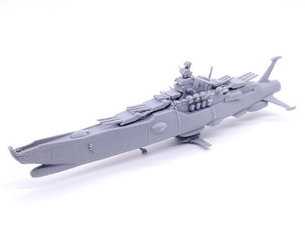 Yamato - 3", 6" or 12" Model - Custom Space Battle Ship Star Blazers
