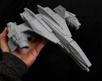 Sabre Starfighter - Kit de modèle 12 " - Custom & Fan-made Fleet Battles Defense Ship Vessel Hull Miniature Mini