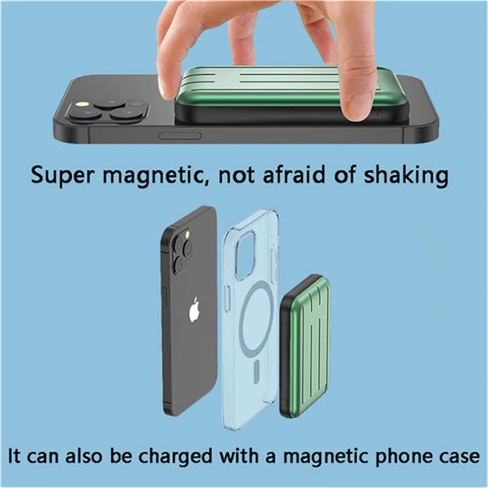 Magnetic Wireless Power Bank 5000mAh Apple iPhone 12 Magsafe | Etsy