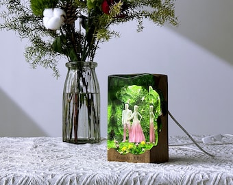 Wedding Date Keepsakes Night Light, Engagement Gift for the bride , Newlyweds Gift, Personalized Wedding favors, Personalized Gift