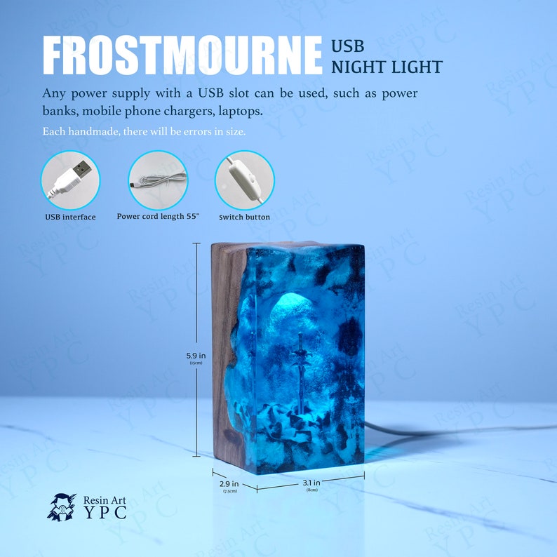 World of Warcraft  Frostmourne Night Light