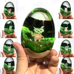 Korok: Yahaha You found me! Korok Egg Decor, Cute Korok Figure, Gaming Decor, LoZ / TOTK / BOTW Gift for Her Easter Egg Gift