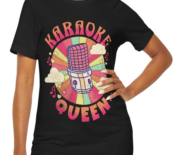 Karaoke Shirt Karaoke Queen Karaoke Lover Gift Karaoke Party Shirt Karaoke Bar Shirt Singer Shirt Music Lover Gift Karaoke Queen vocal coach