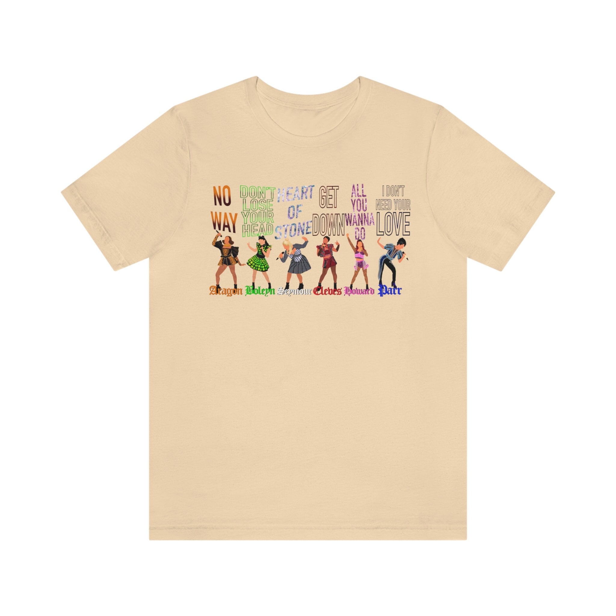 British History Shirt, Anne Boleyn Aragon Seymour Cleves Howard Parr Six the Musical, Wives of Henry VIII Women's History Shirt, six shirt