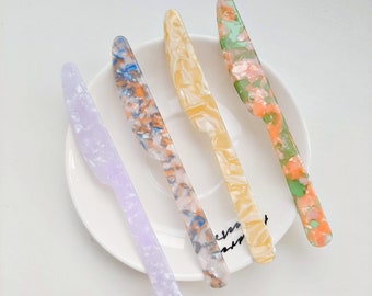 Boho Style Dessert Knife, Colorful Party knife, Cheese Butter Jam spreaders, Kitchen Decor, Picnic knife