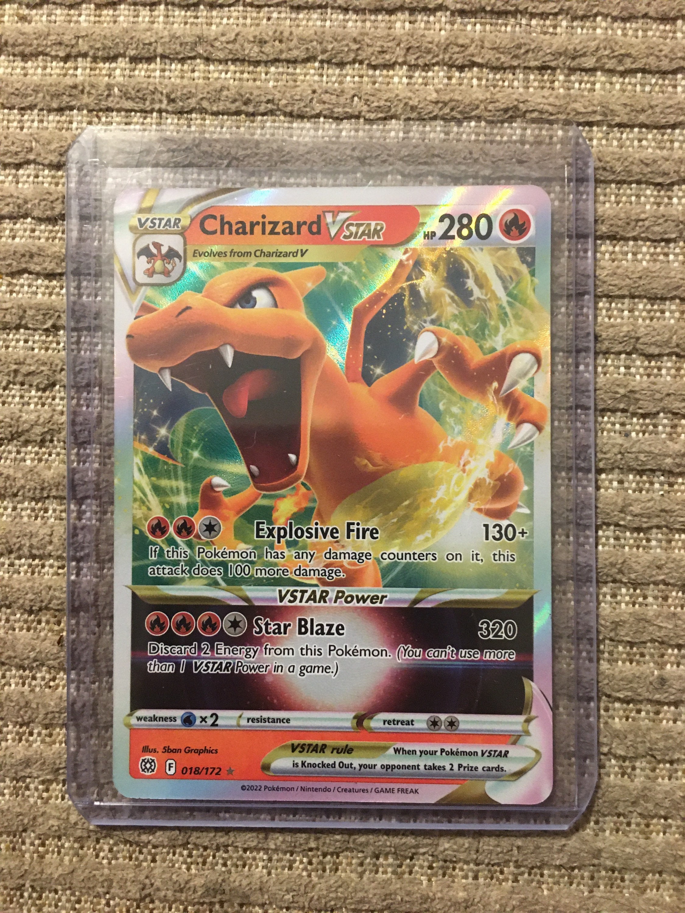 Charizard VSTAR 280 (brilliant Stars 018/172) - Etsy India
