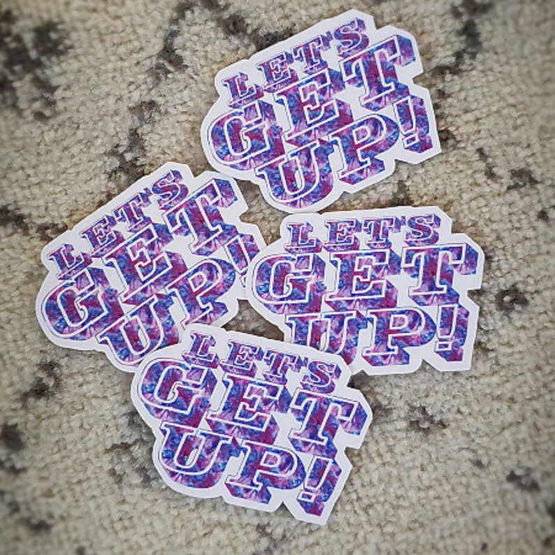 Let/'s Get Up Control Freak Rise and Energize Diamond Coach Ruby Coach Beachbody Stickers Emerald Coach