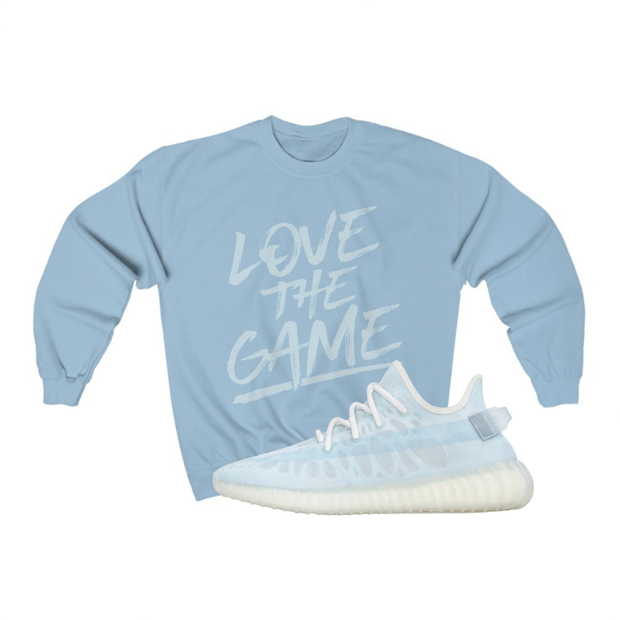 Yeezy Boost 350 V2 Mono Ice Sneaker Matching Sweatshirt & | Etsy