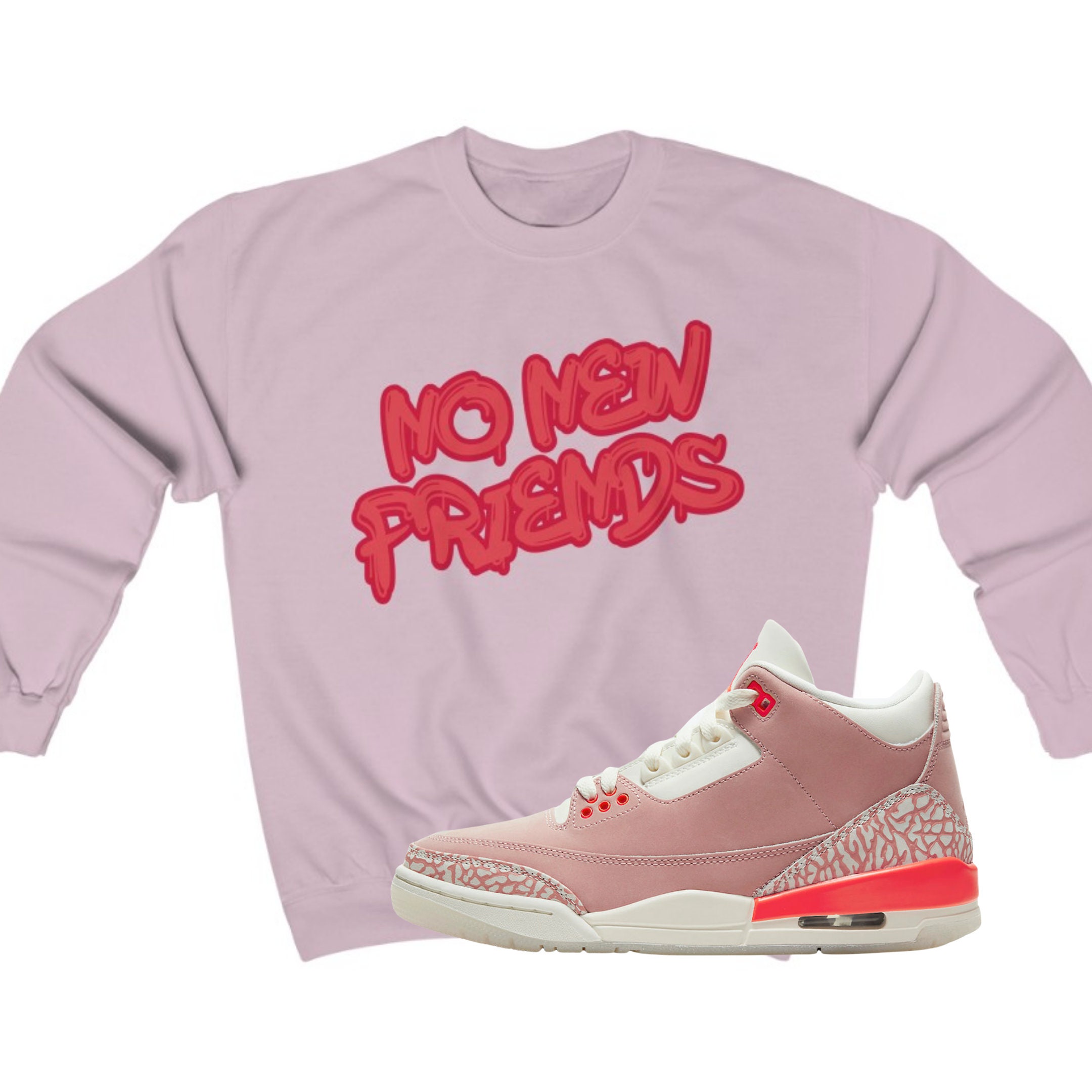 rust pink sweatshirt