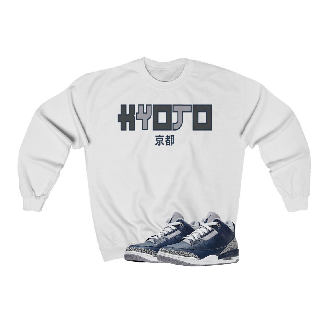 midnight blue sweatshirt