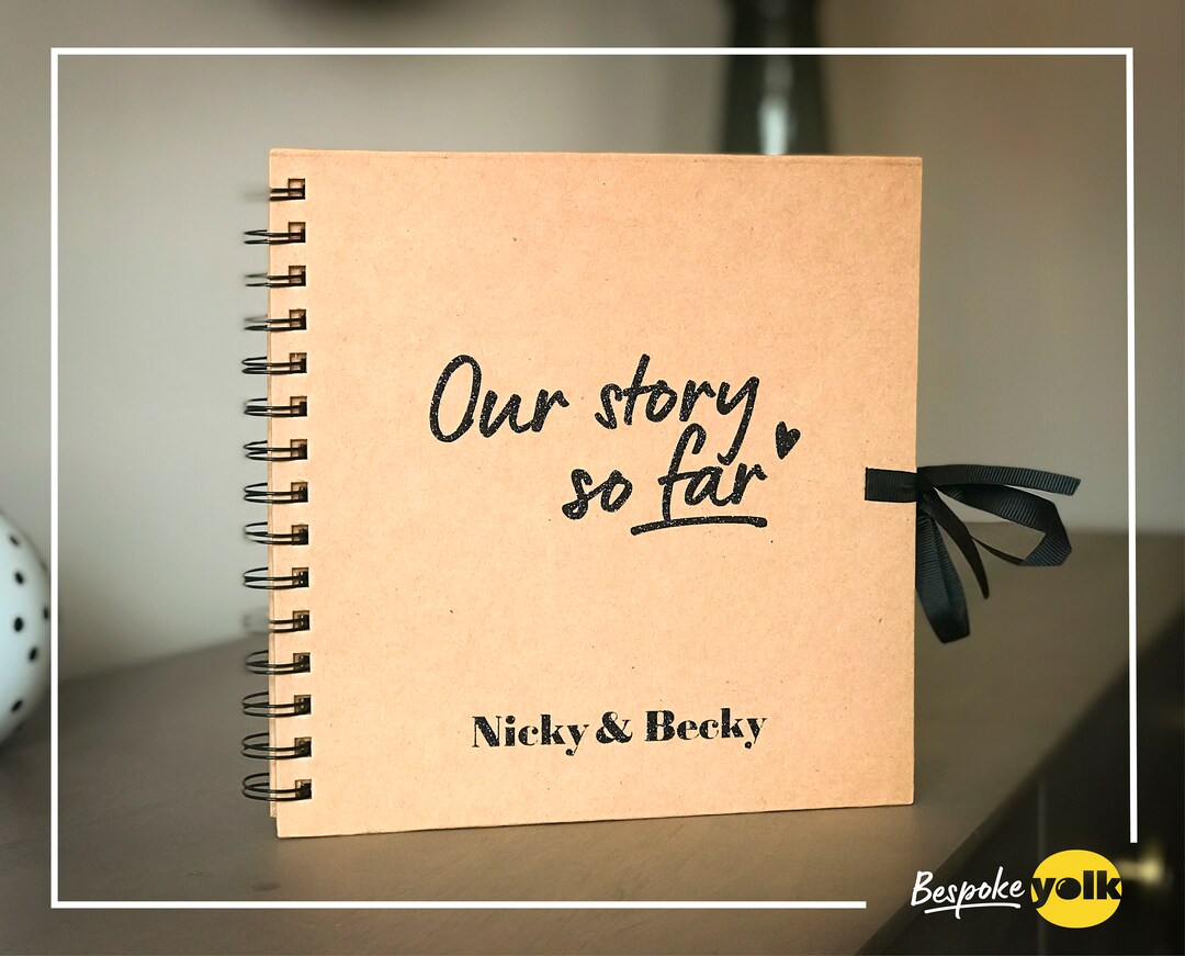 Personalised Scrapbook Our Story so Far Couples Scrapbook - Etsy