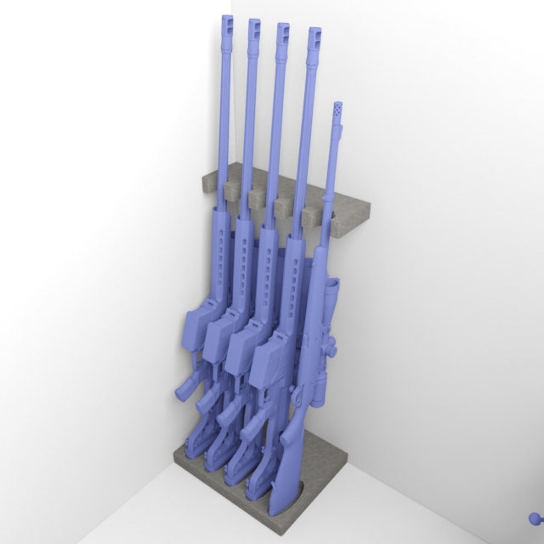 Kit Foam Gun Rack for 5 Gun kfdo5_pl. Rifle Barrel Rest. Gun Etsy