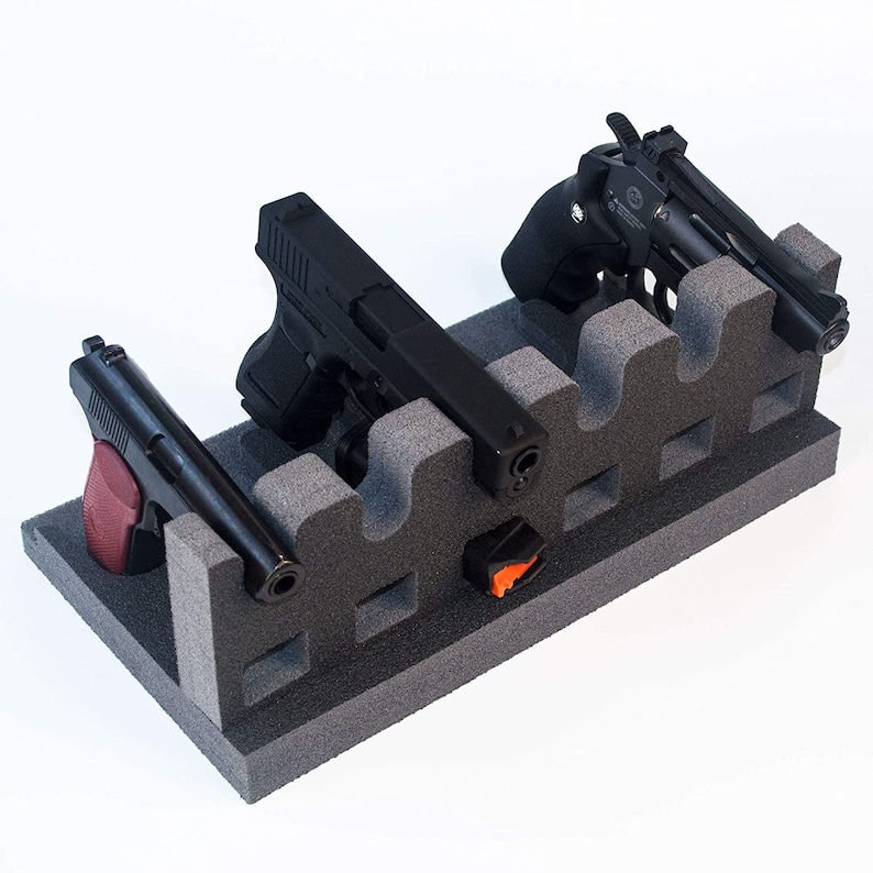 Rkrack Foam Gun Rack for Pistol/handgun. Safe Storage - Etsy