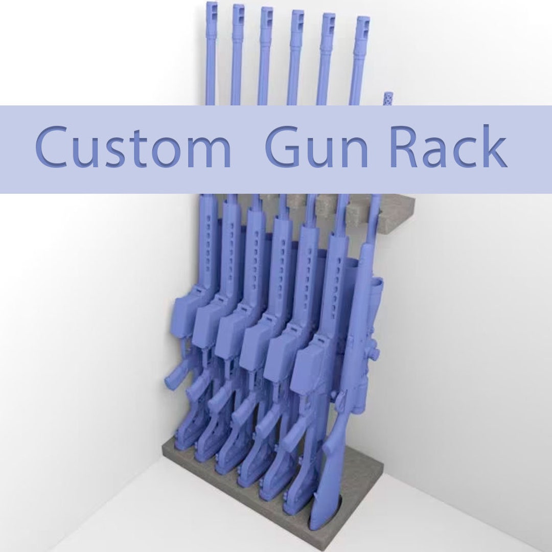 Custom Foam Gun Rack for Rifle. Barrel Rest. Gun Storage - Weapon Rack ...