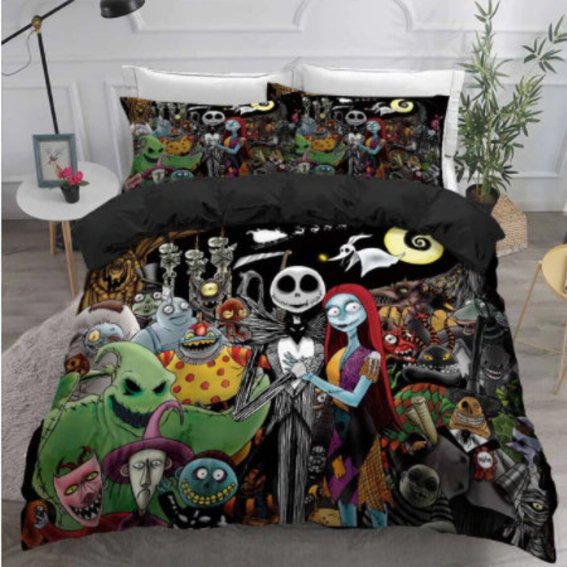 The Nightmare Before Christmas Comforter Cover with Pillowcase Etsy