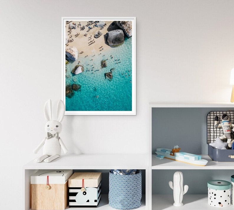Virgin Gorda Caribbean Minimal Beach Photo Print