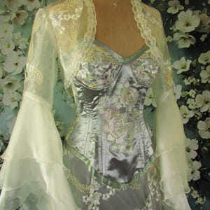 Custom Order Wedding Gown | Boned Corset Wedding Gown | Victorian Bustle Skirt Gown | Victorian Wedding Dress | Bohemian Victorian Wedding